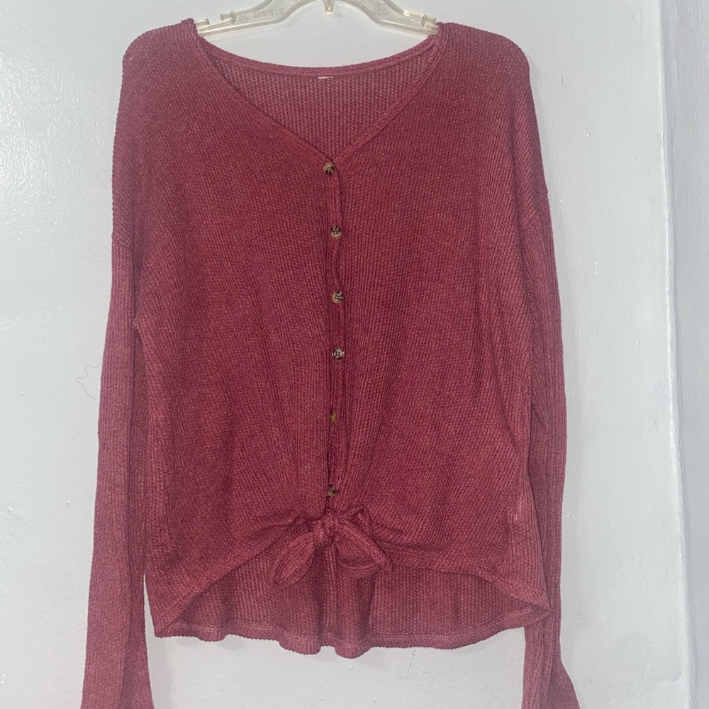 Button up sweater